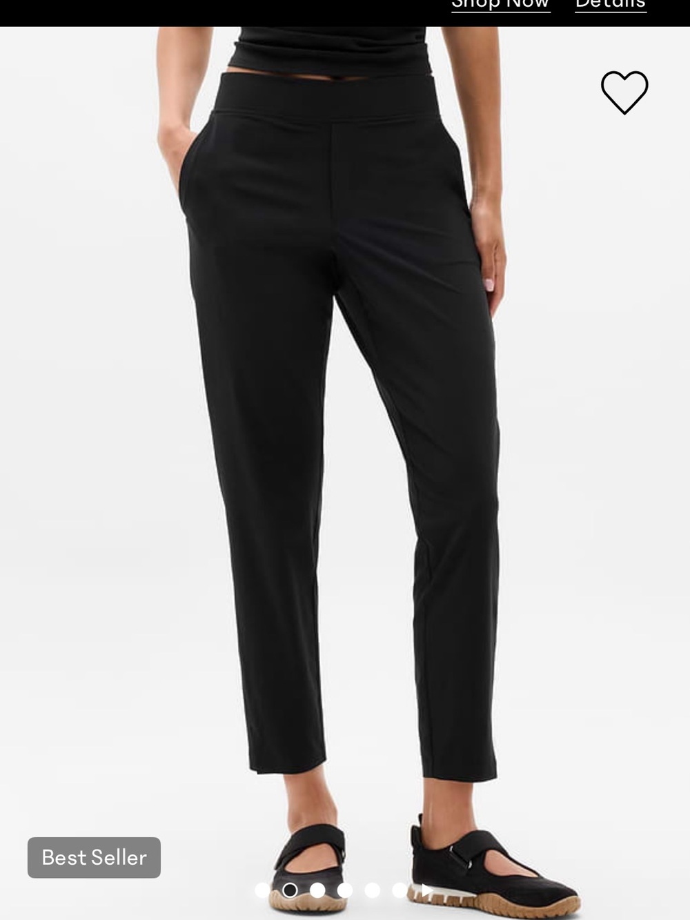 2 pair bundle- Athleta Brooklyn Mid Rise Ankle Pant. Size 2 - Picture 2 of 5